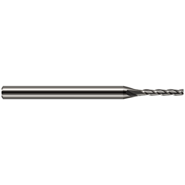 Harvey Tool Miniature End Mill - Square - Long Flute, 0.0200", Finish - Machining: Uncoated 12720